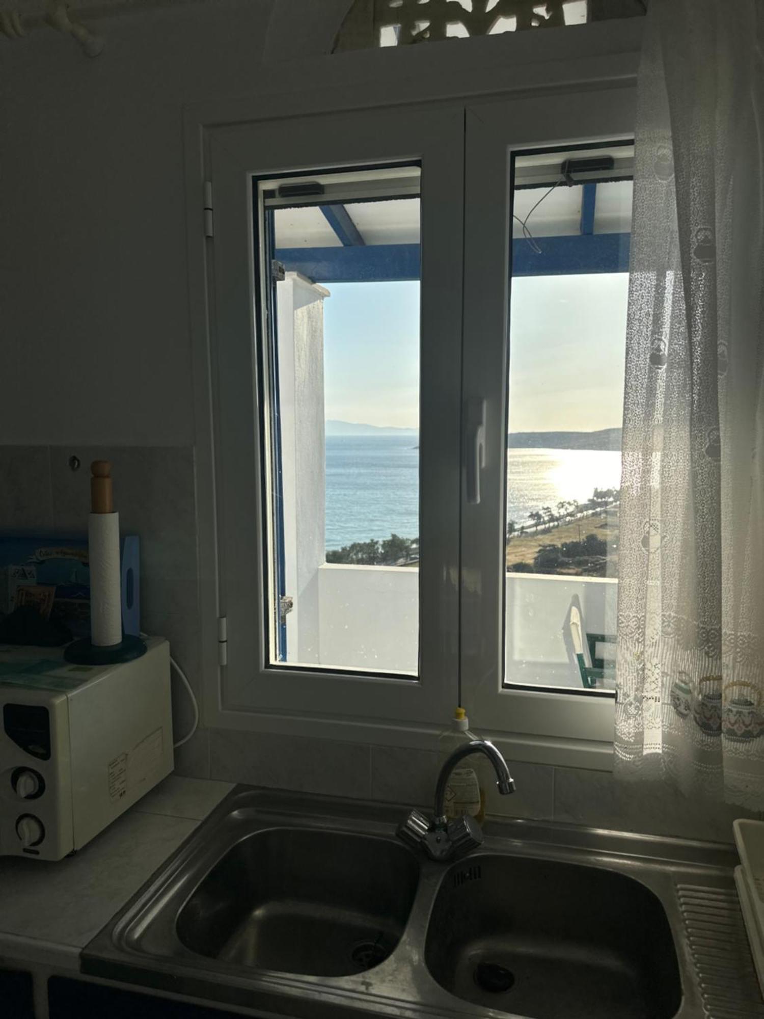 Blue Orison House Tinos For 5 Persons With Seaview Villa Perastra Exterior foto