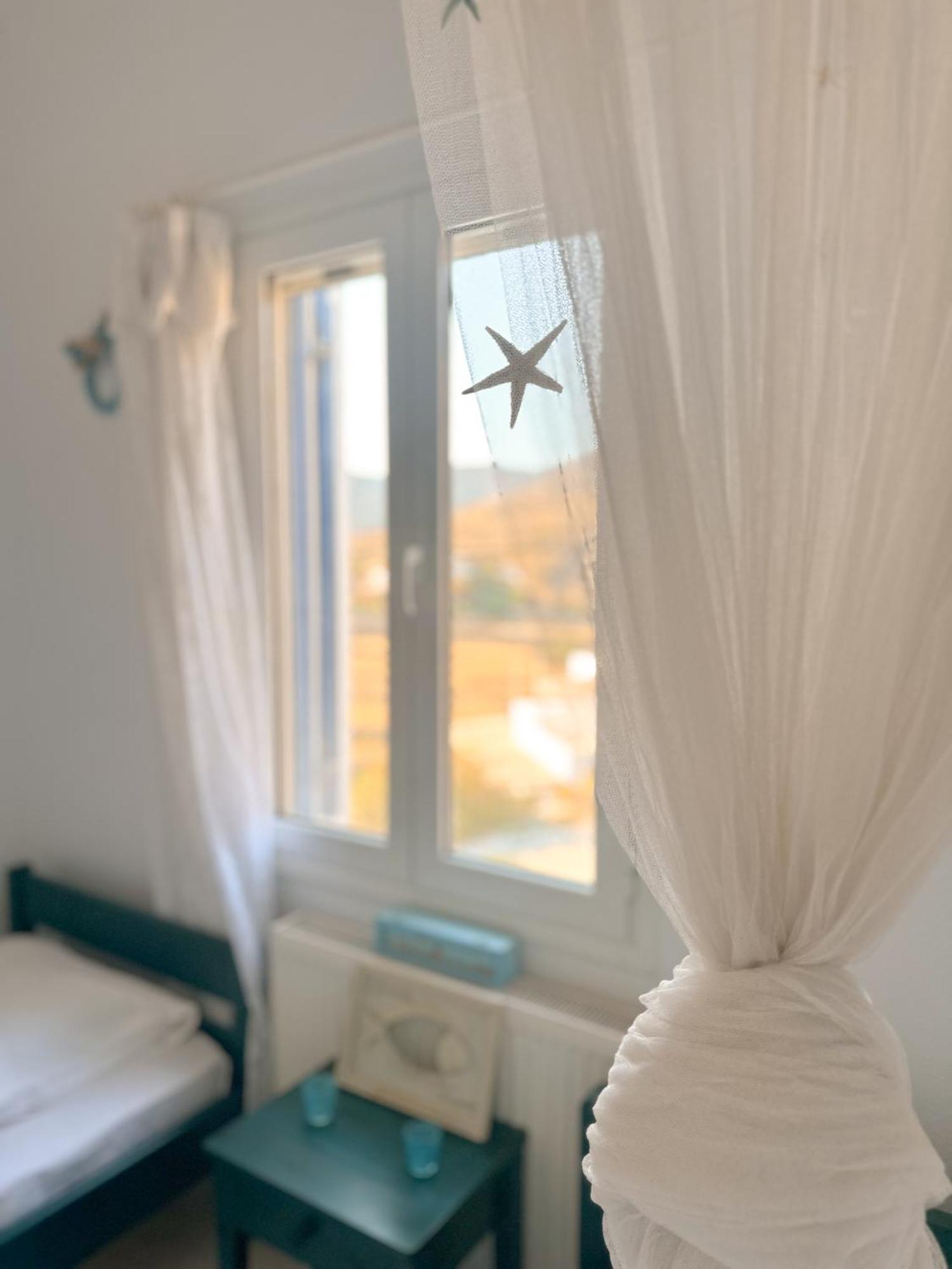 Blue Orison House Tinos For 5 Persons With Seaview Villa Perastra Exterior foto
