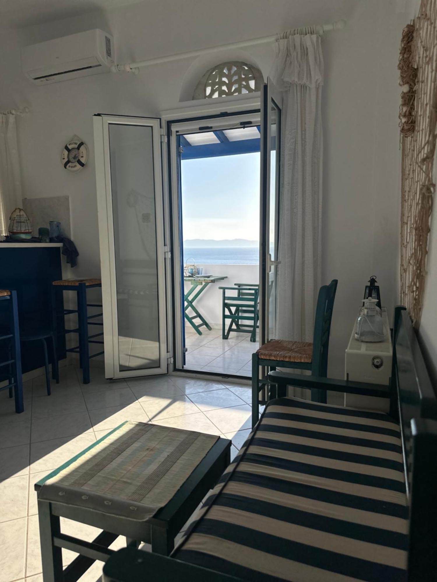 Blue Orison House Tinos For 5 Persons With Seaview Villa Perastra Exterior foto