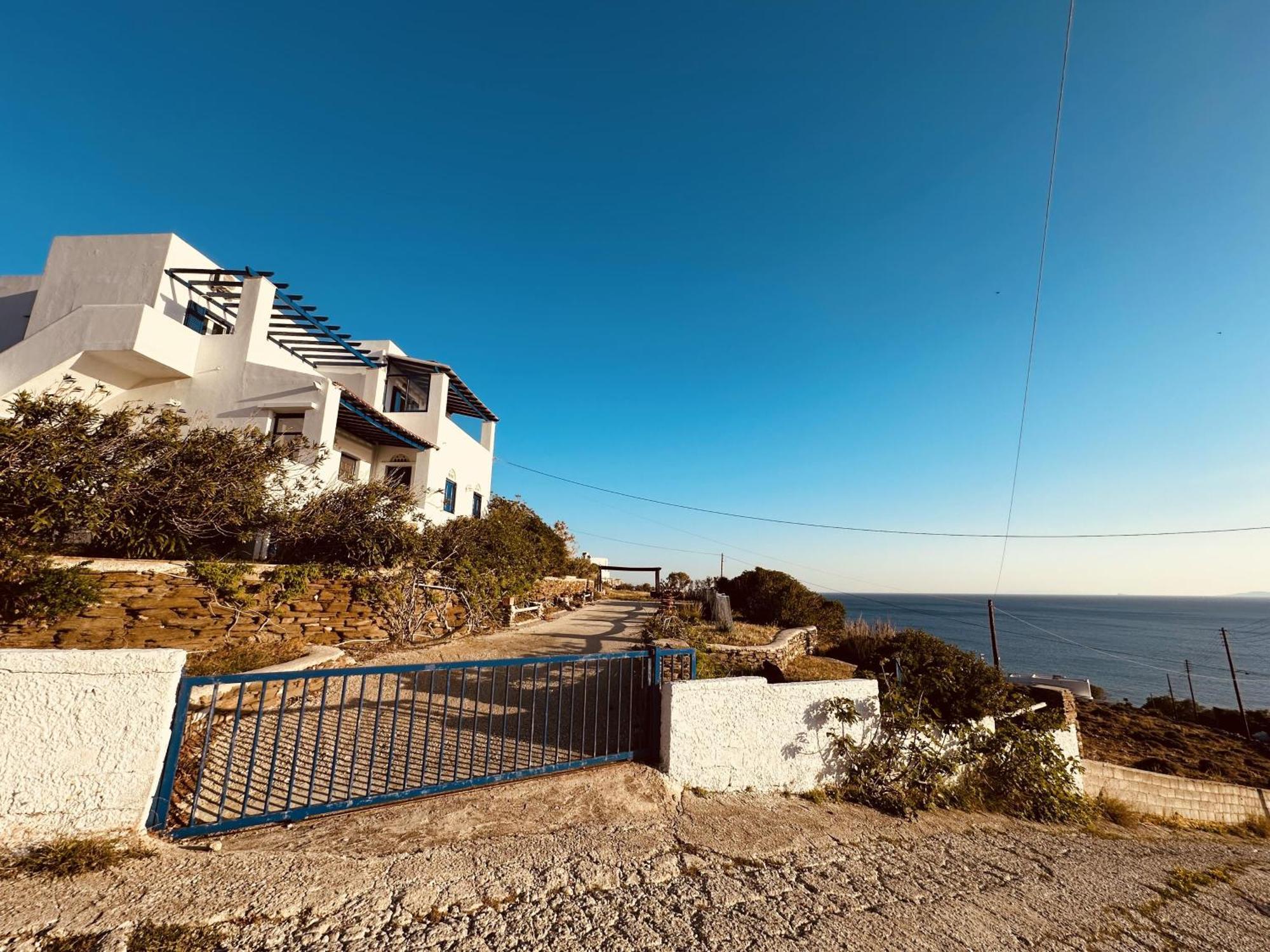 Blue Orison House Tinos For 5 Persons With Seaview Villa Perastra Exterior foto